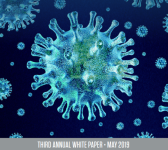 snapshot of the cover of third annual white paper from the Scowcroft Pandemic Preparedness and Policy Program