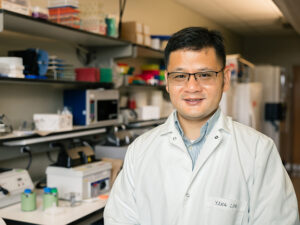 Dr. Zhilong Yang in his lab